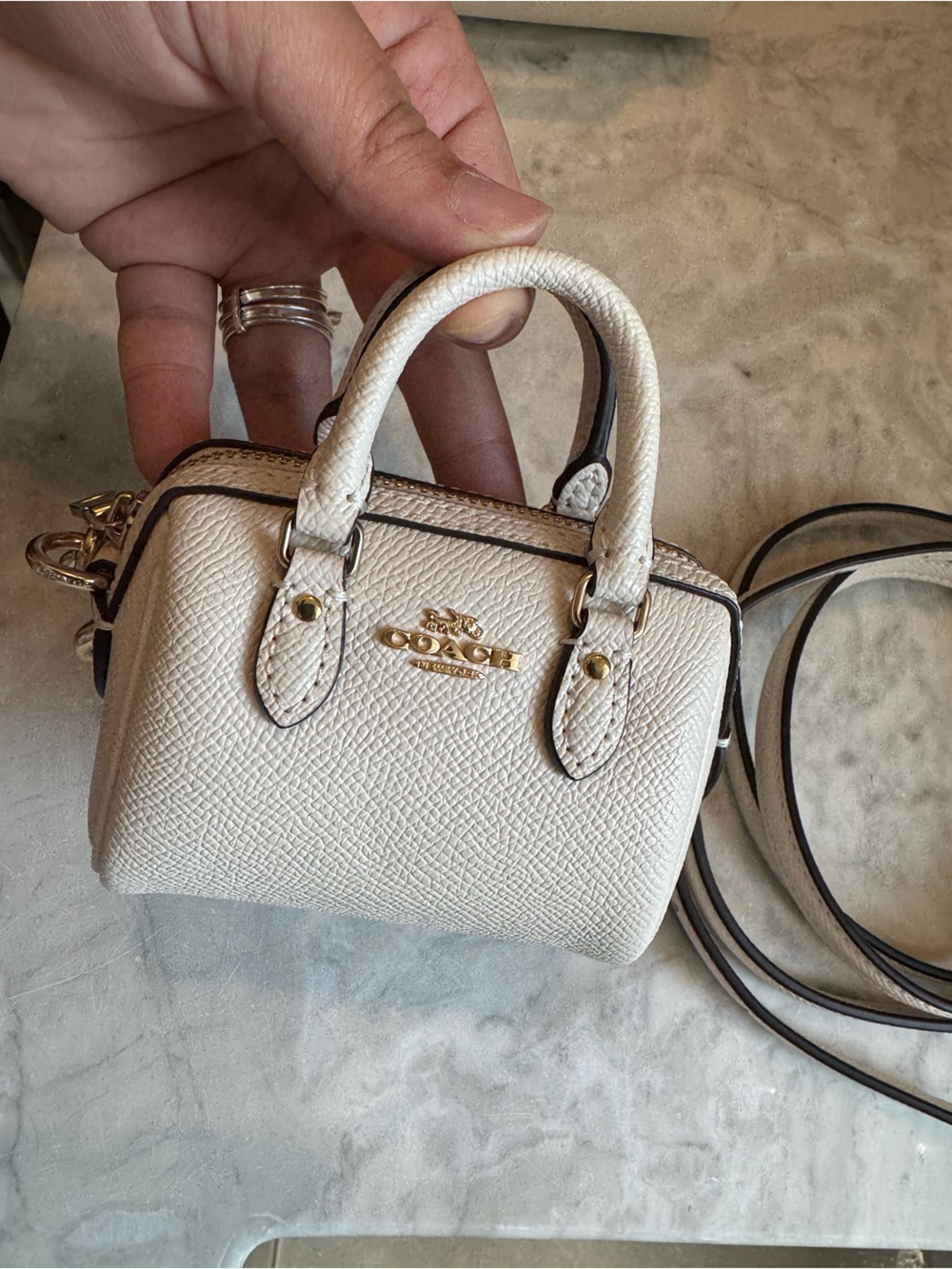 COACH Mini + XS Rowan Satchel Crossbody - Picture 13 of 16